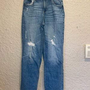 SO Light Blue Distressed Boyfriend Jeans